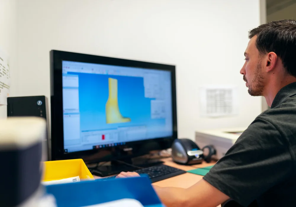Safety helmet on engineering drawings